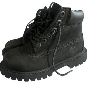 Toddler Timberland Black Boots – Size 9M